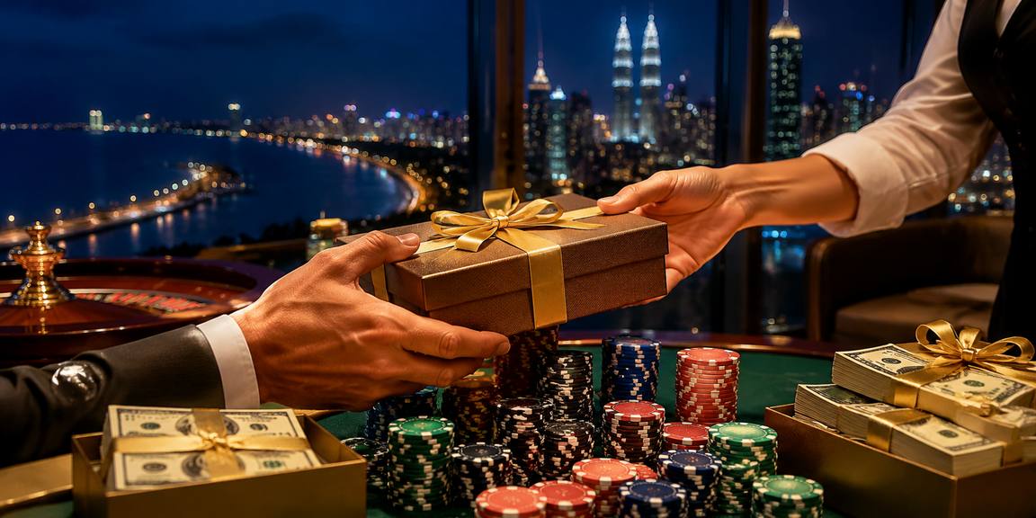 Meja Dealer Hidup Siap di Lobby Anda